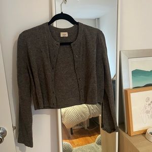 Aritzia Wilfred Cropped Cardigan